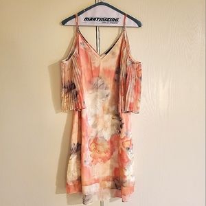 WHBM Pink flowy dress